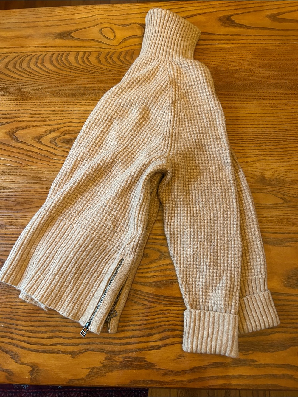 L.L. Bean Cozy Camel Turtleneck Sweater